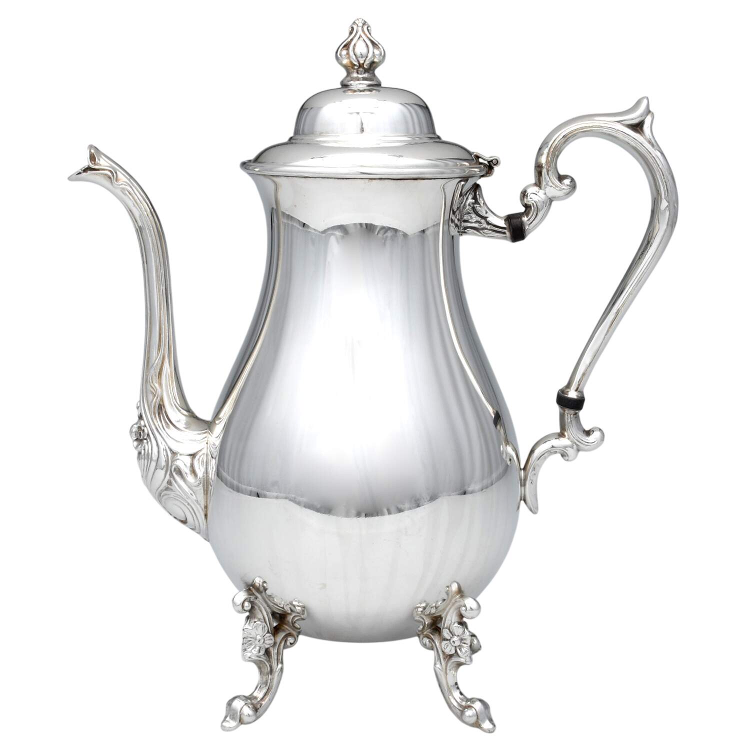 Jack Shepard (Silverplate, Hollowware) Silverplate Coffee Pot by Sheridan Silver Co-1