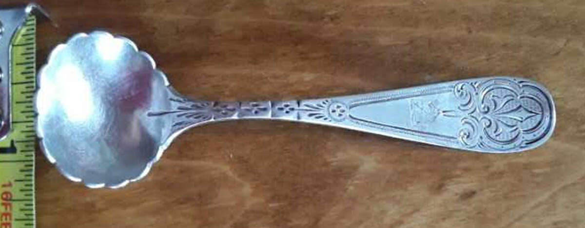 Coin Silver Flatware Master Salt Spoon by Schohay,Ludwig&Co-1
