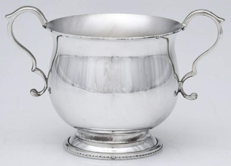Louisiana (Pewter, Hollowware) Open Sugar Bowl by Salisbury Inc-1