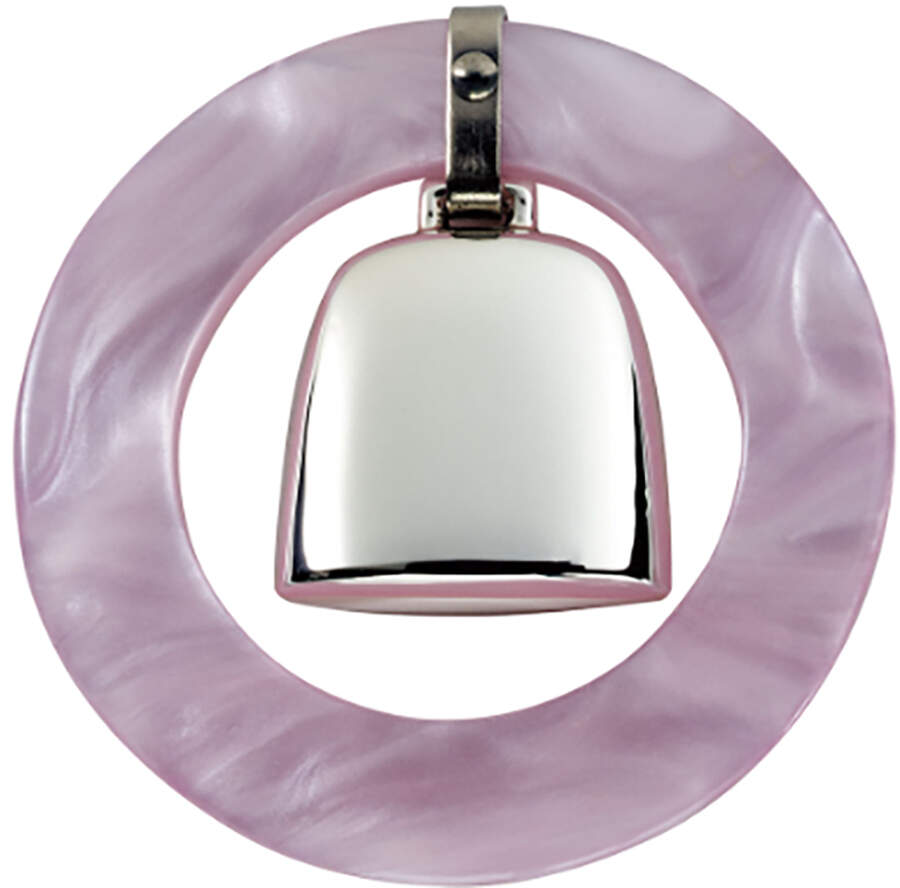 Baby Gifts (Sterling, Hollowware) Teething Ring/Rattle (Weighted) by Salisbury Inc-1