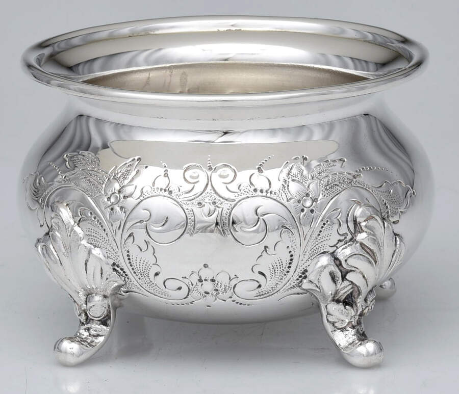 57HC (Silverplate, Hollowware, Hand Chased) Waste Bowl by Sheffield Silver Co (USA)-1
