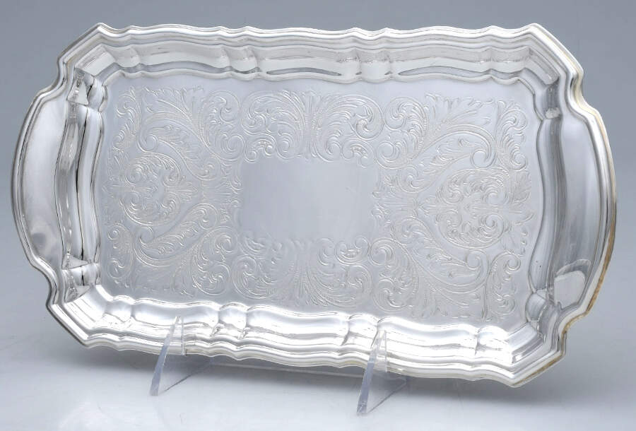 Silverplate Hollowware 10" Rectangular Tray by Towle Silver-1