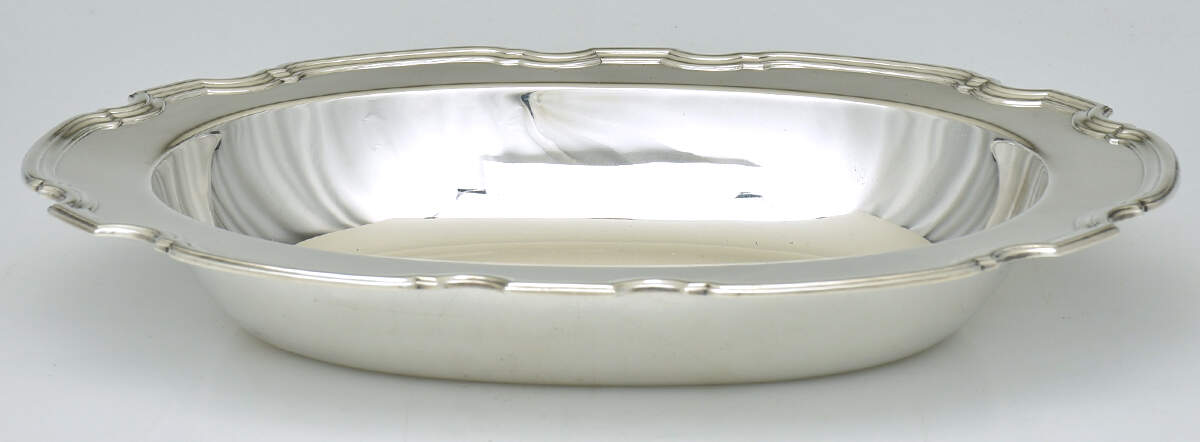 Hampton (Sterling, 1934, Hollowware) 11" Oval Vegetable Bowl by Tiffany & CO SILVER-1