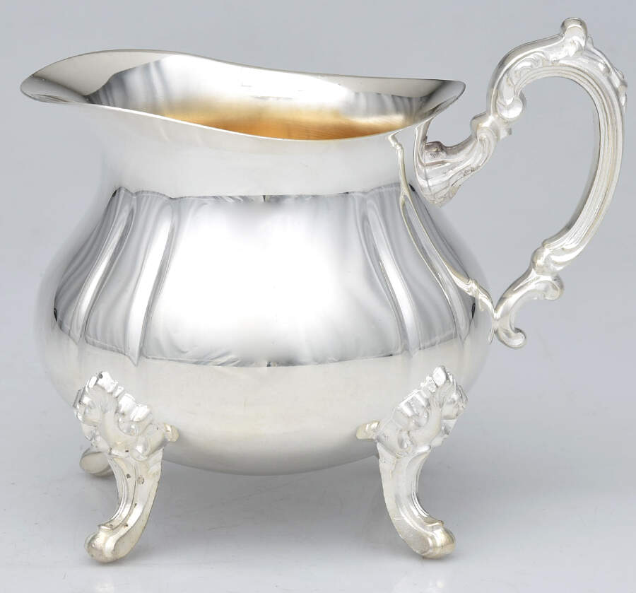 TWS305 (SILVERPLATE, HOLLOWWARE) Creamer by Towle Silver-1