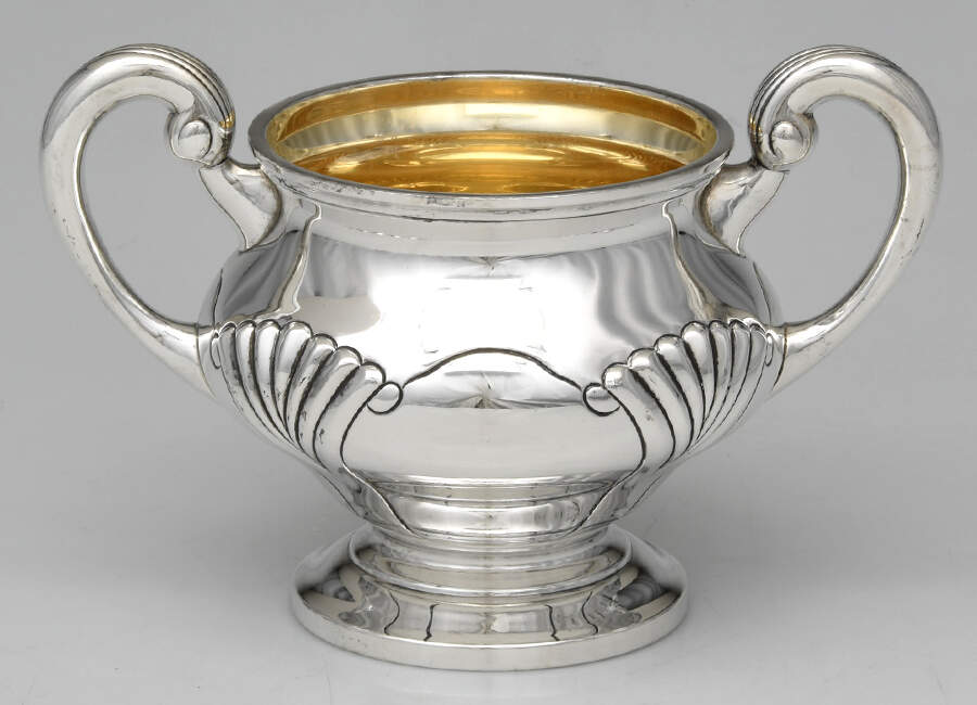 Onslow (Sterling, Hollowware) Sugar Bowl No Lid by Tuttle-1