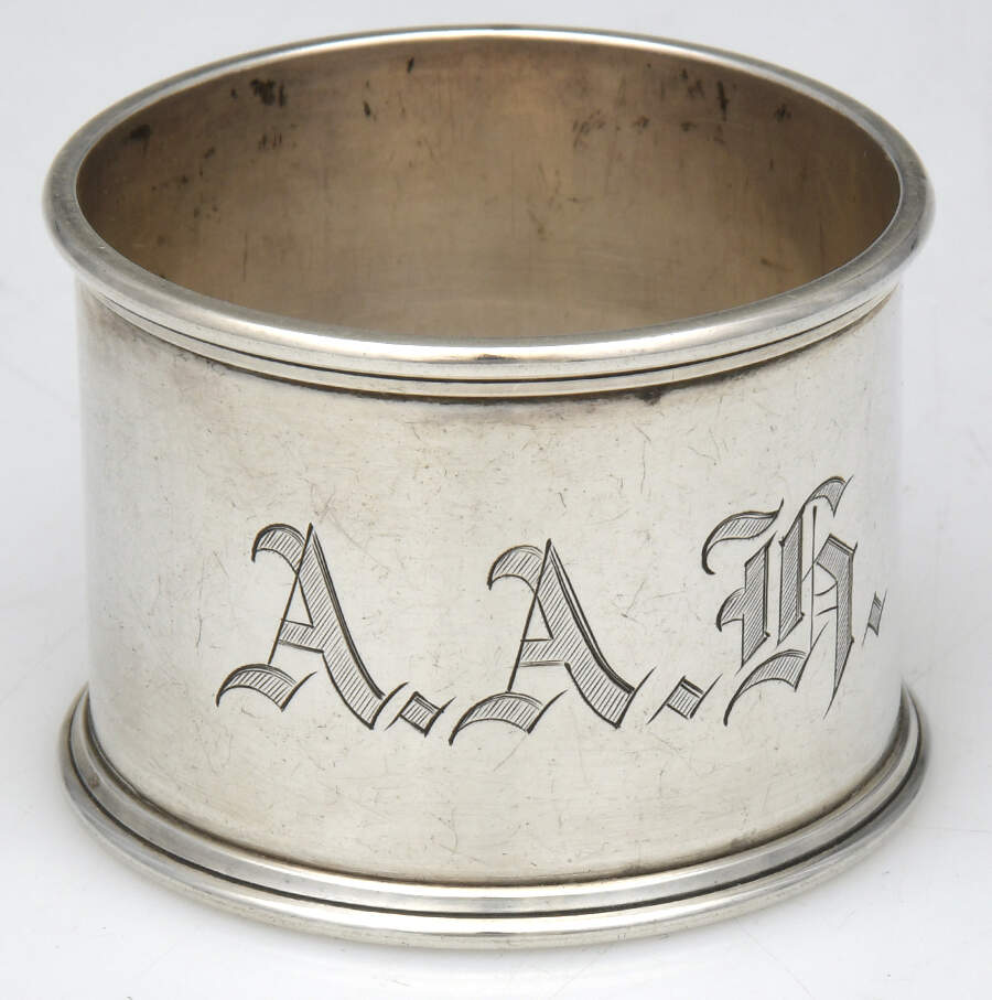 8744 (Sterling, Hollowware) Napkin Ring by Towle Silver-1