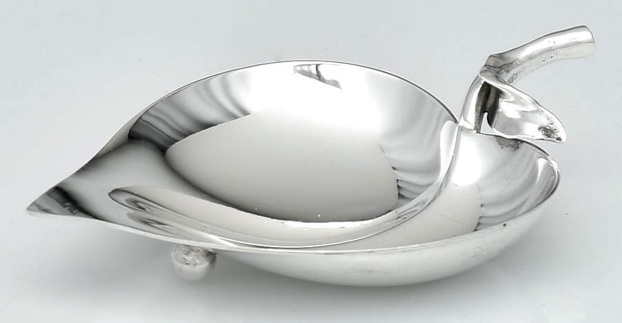 25053 (Sterling, Hollowware) Leaf Shape Bon Bon Bowl by Tiffany & CO SILVER-1