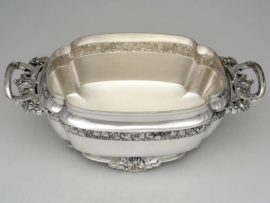 4627 (Sterling, Hollowware) Tureen No Lid by Tiffany & CO SILVER-1