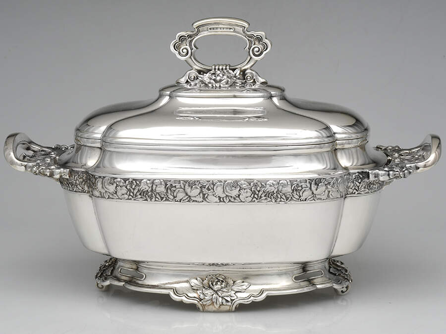 4627 (Sterling, Hollowware) Tureen & Lid by Tiffany & CO SILVER-2