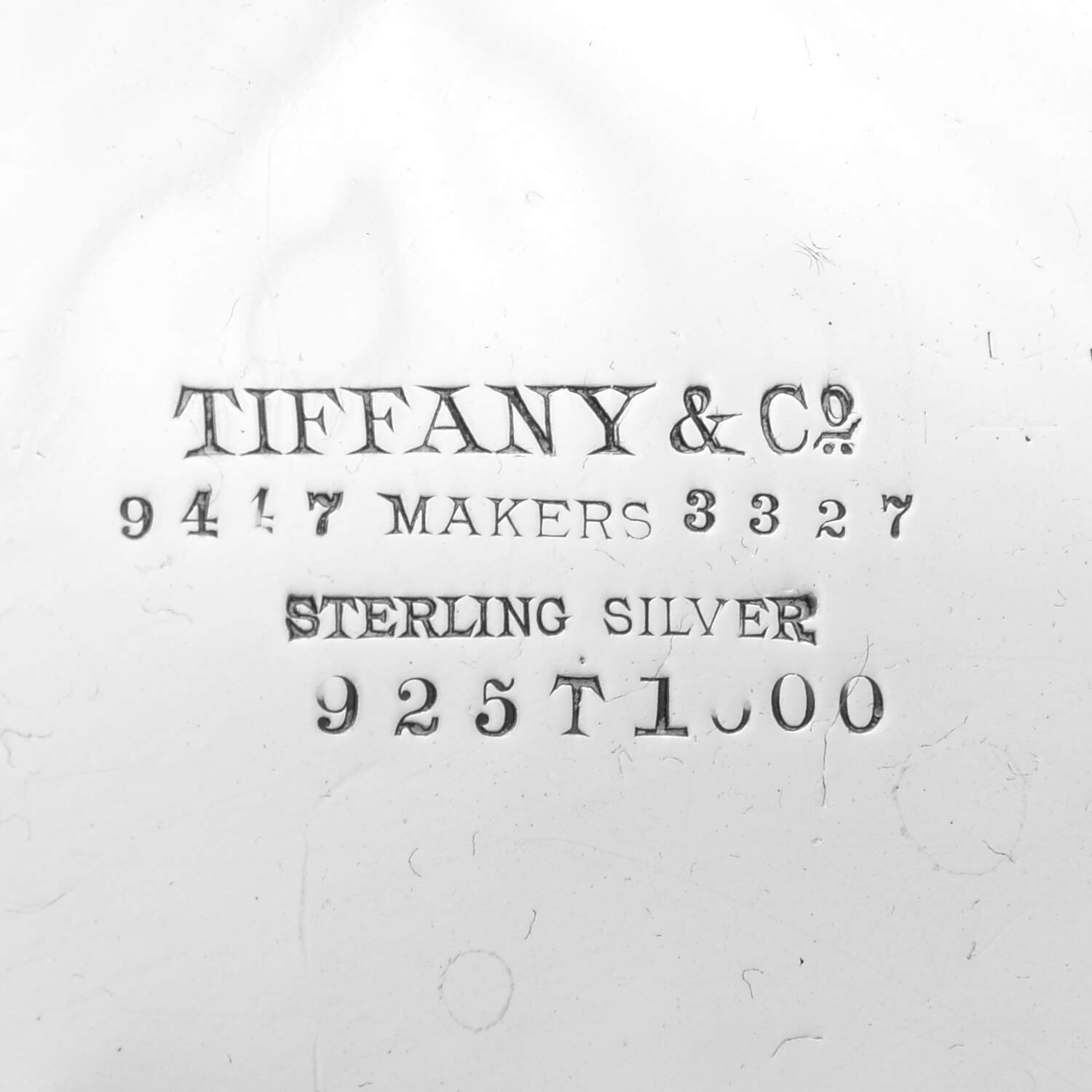 9417 (Sterling, Hollowware) 9" Round Footed Centerpiece by Tiffany & CO SILVER-4