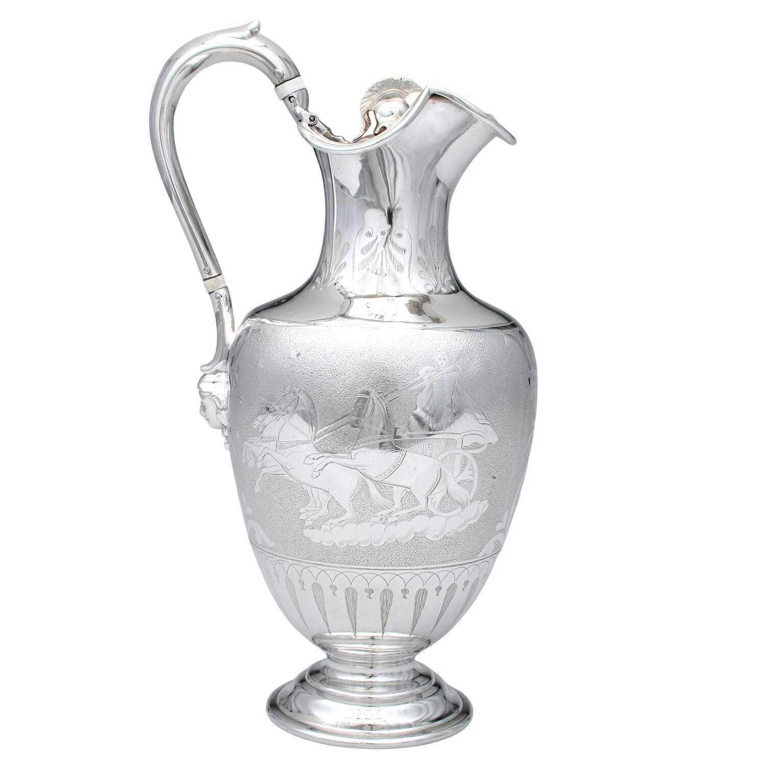 TBY4 (Silverplate, Hollowware) Ewer & Lid by Thomas Bradbury&Sons-2