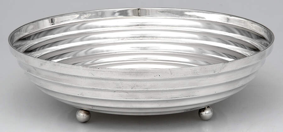 23290 (Sterling, Hollowware) Footed Sterling Round Vegetable Bowl by Tiffany & CO SILVER-1