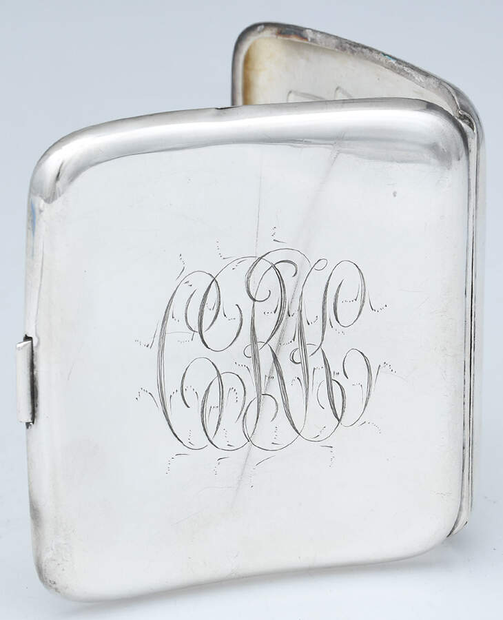 Sterling Hollowware Cigarette Case by Unknown Manufacturer-2