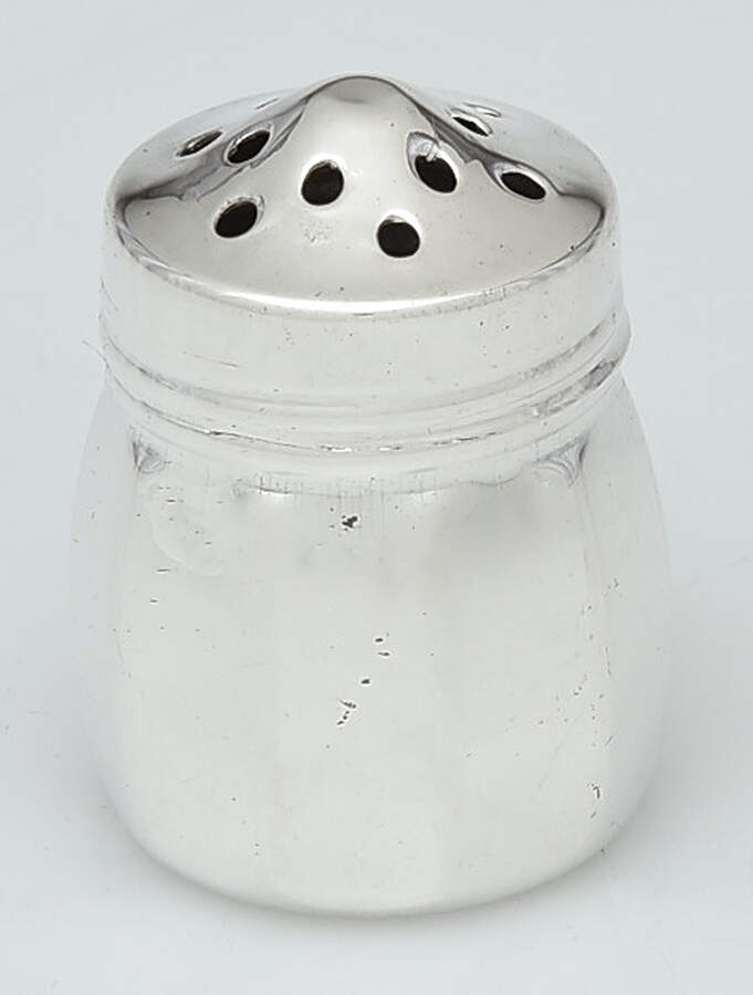 Sterling Hollowware Pepper Shaker-Individual by Unknown Manufacturer-1