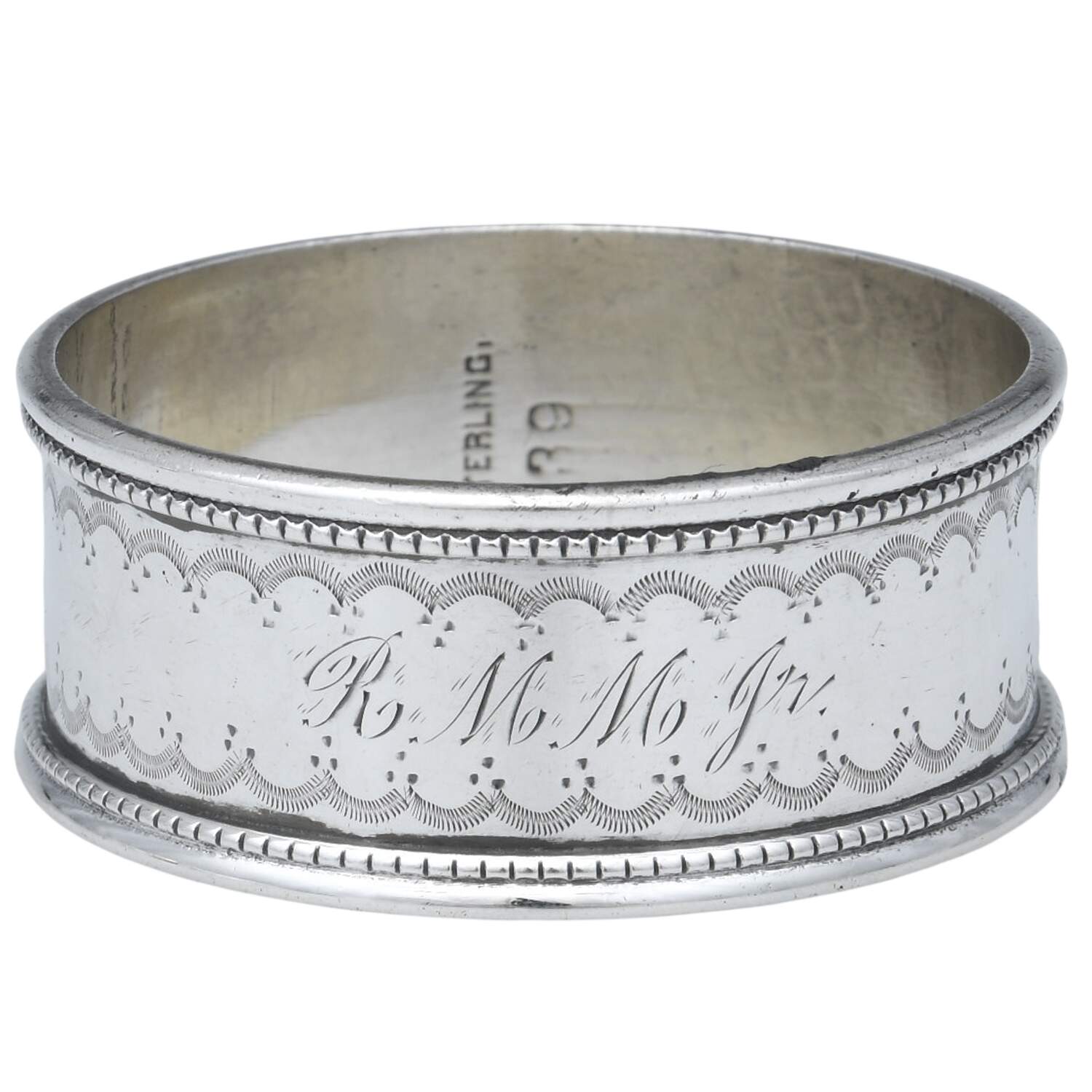 Sterling Hollowware Napkin Ring by Unknown Manufacturer-1