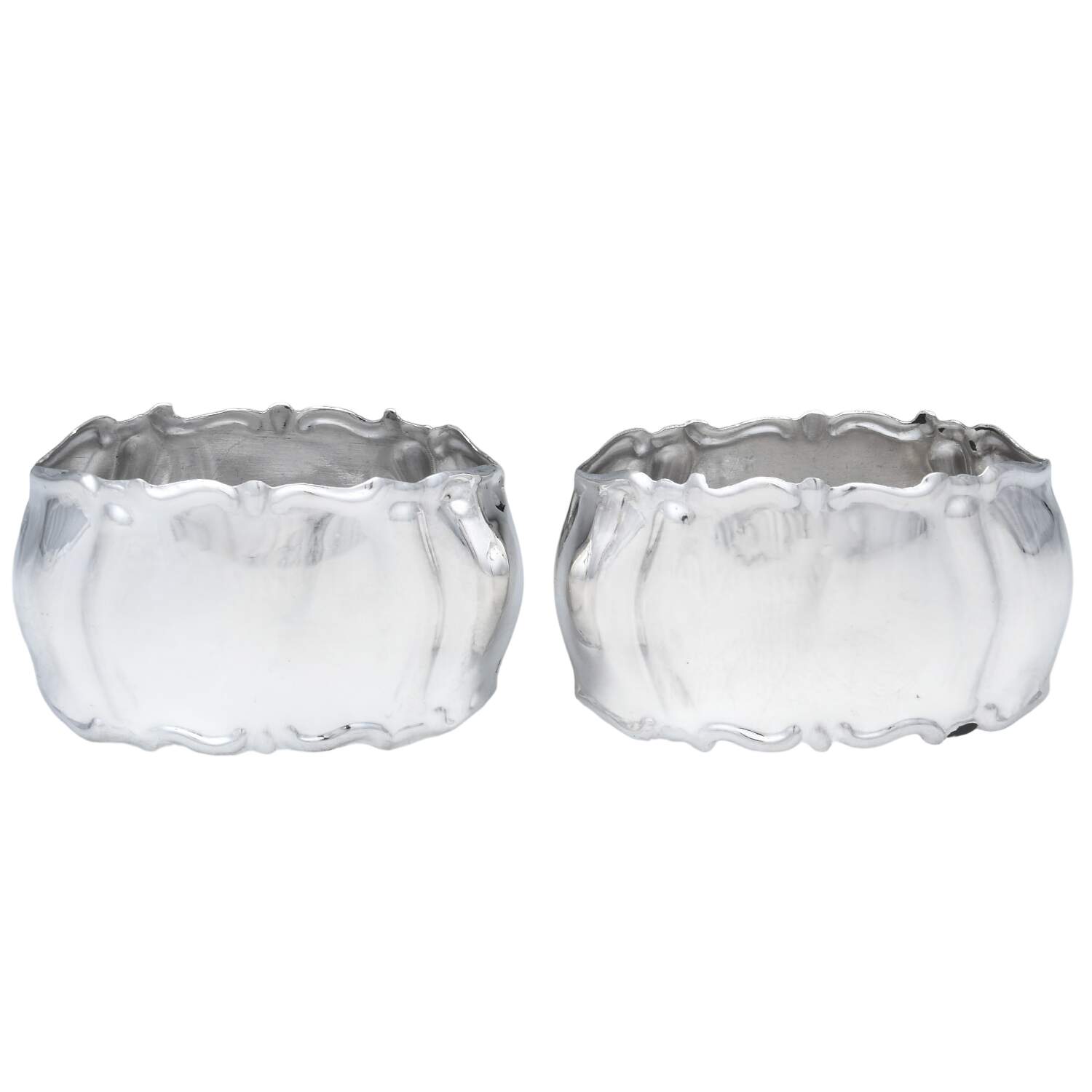 Sterling Hollowware Napkin Ring - Set of 2 by Unknown Manufacturer-1