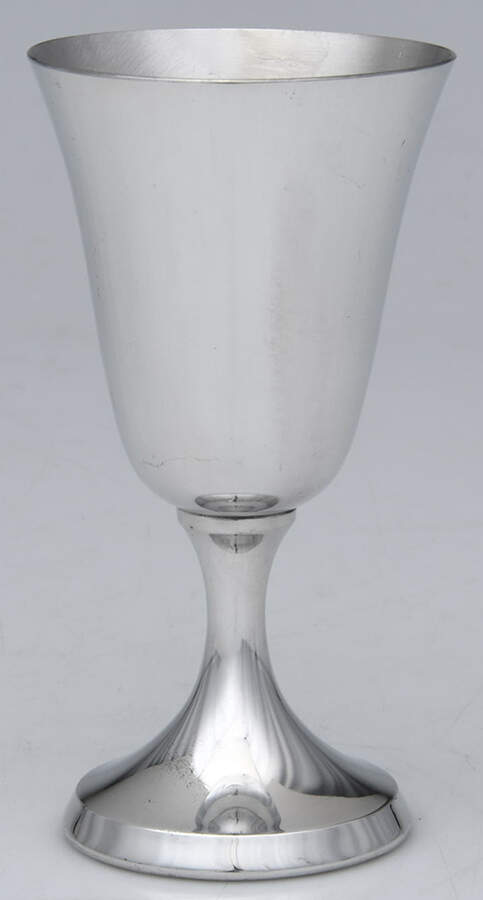 Silverplate Hollowware Water Goblet by Unknown Manufacturer-1
