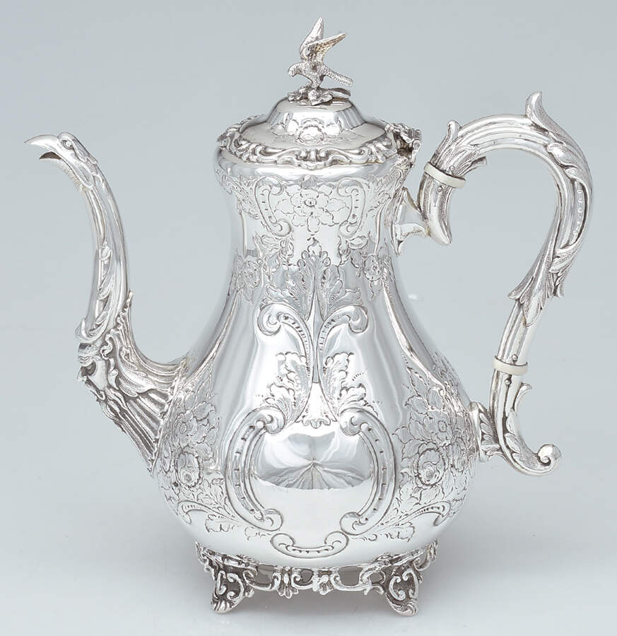 Silverplate Hollowware Silverplate Coffee Pot by Unknown Manufacturer-1