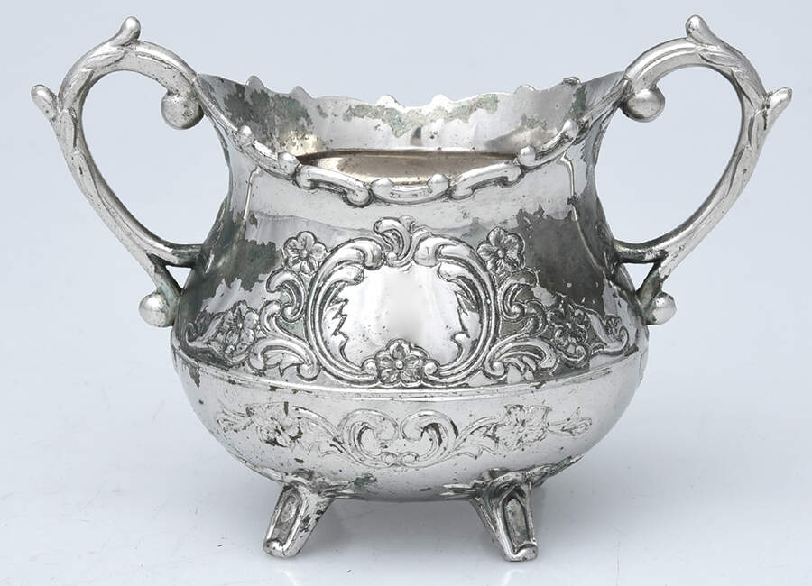 Silverplate Hollowware Mini Open Sugar Bowl by Unknown Manufacturer-1