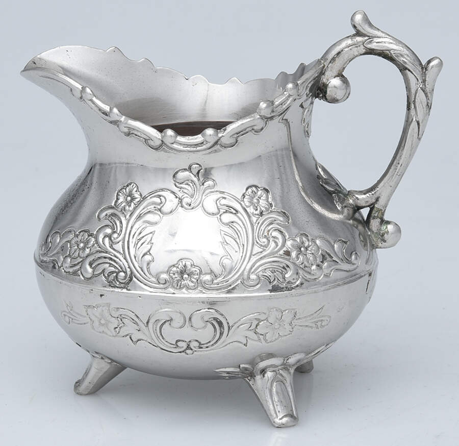 Silverplate Hollowware Mini Creamer by Unknown Manufacturer-1