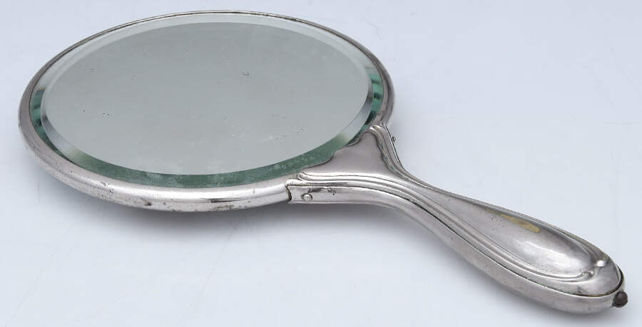 Silverplate Hollowware 2 Pc Vanity Set (Hair Brush & Mirror) by Unknown Manufacturer-2