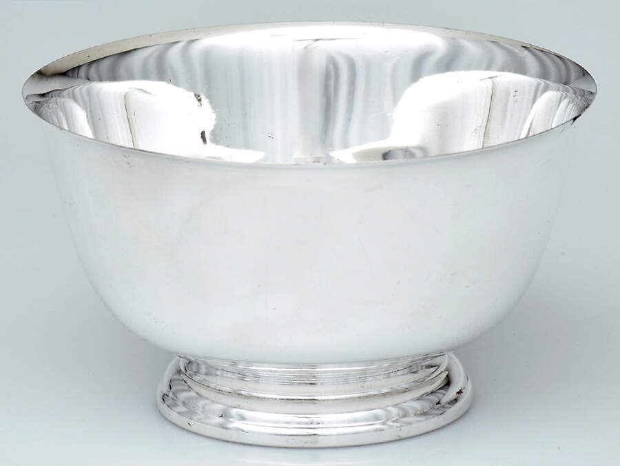 Silverplate Hollowware 5" Paul Revere Bowl by Unknown Manufacturer-1