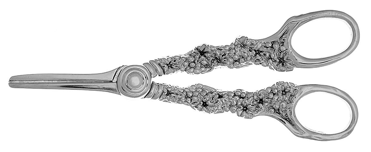 Silverplate Hollowware Grape Shears with Hollow Handle by Unknown Manufacturer-1
