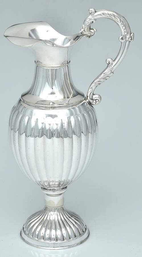 Silverplate Hollowware Footed Ewer/Pitcher by Unknown Manufacturer-1