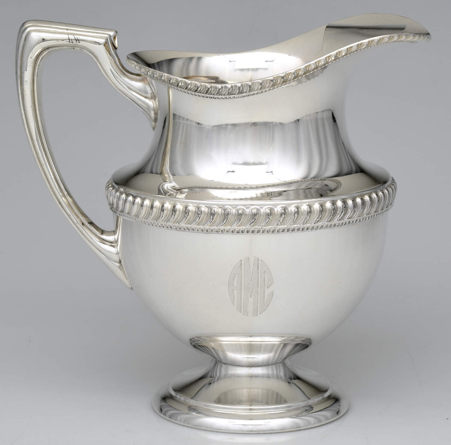 Silverplate Hollowware Ice Lip Water Pitcher by Unknown Manufacturer-1