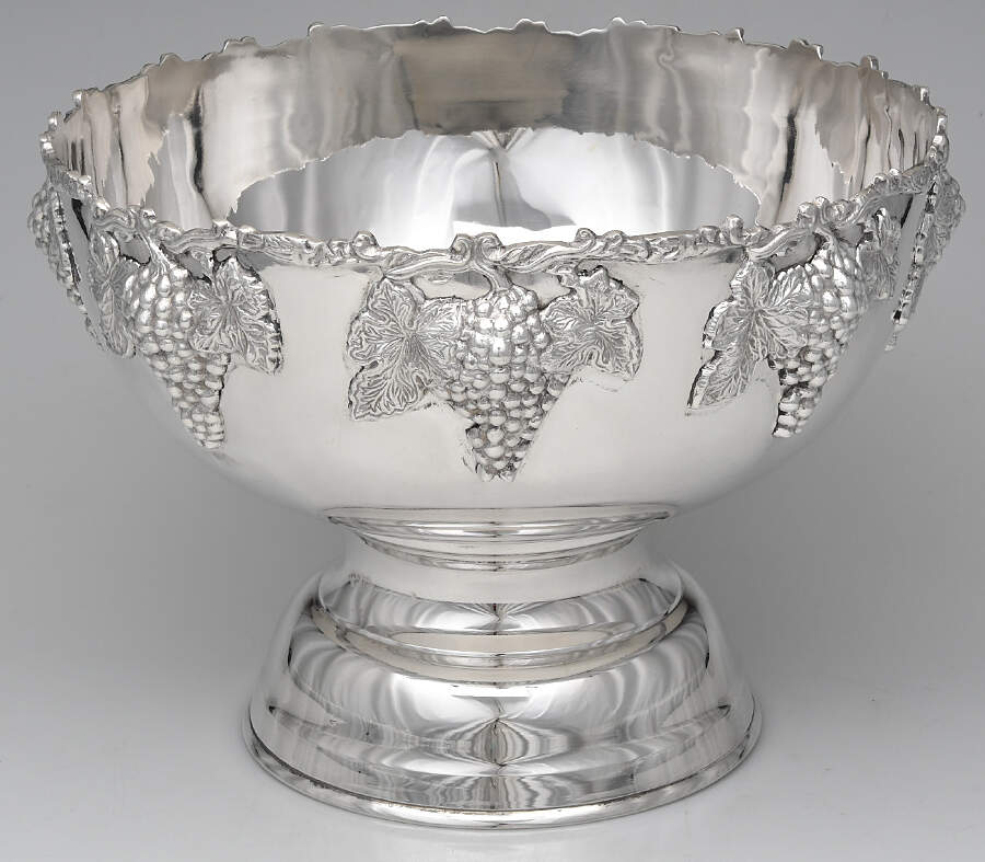Silverplate Hollowware Punch Bowl by Unknown Manufacturer-1