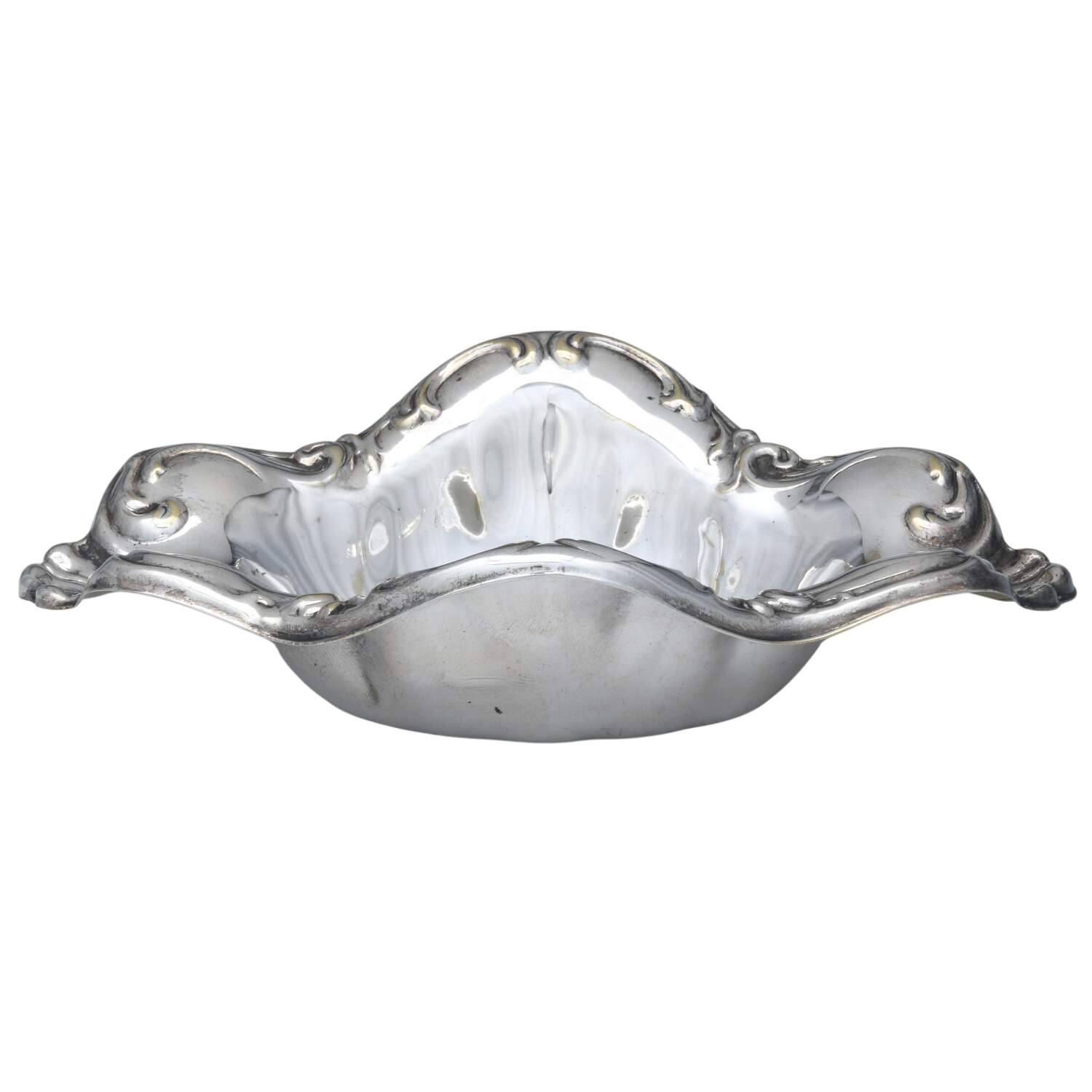 Silverplate Hollowware 7" Bon Bon Bowl by Unknown Manufacturer-1