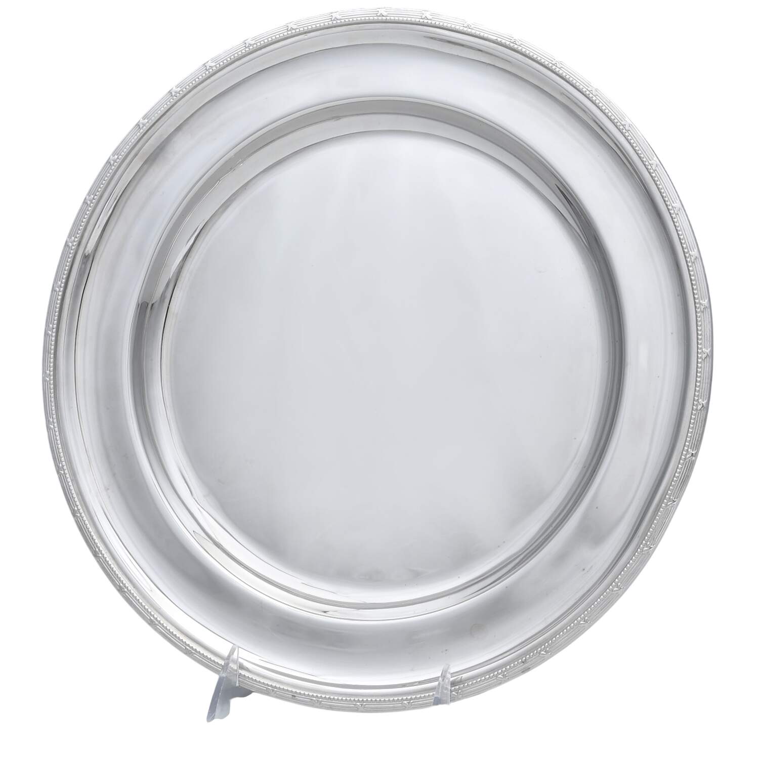 Silverplate Hollowware Service Plate by Unknown Manufacturer-1