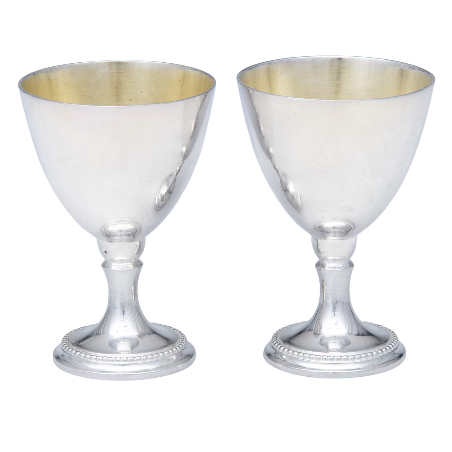 Silverplate Hollowware Cordial Cup - Set of 2 by Unknown Manufacturer-1