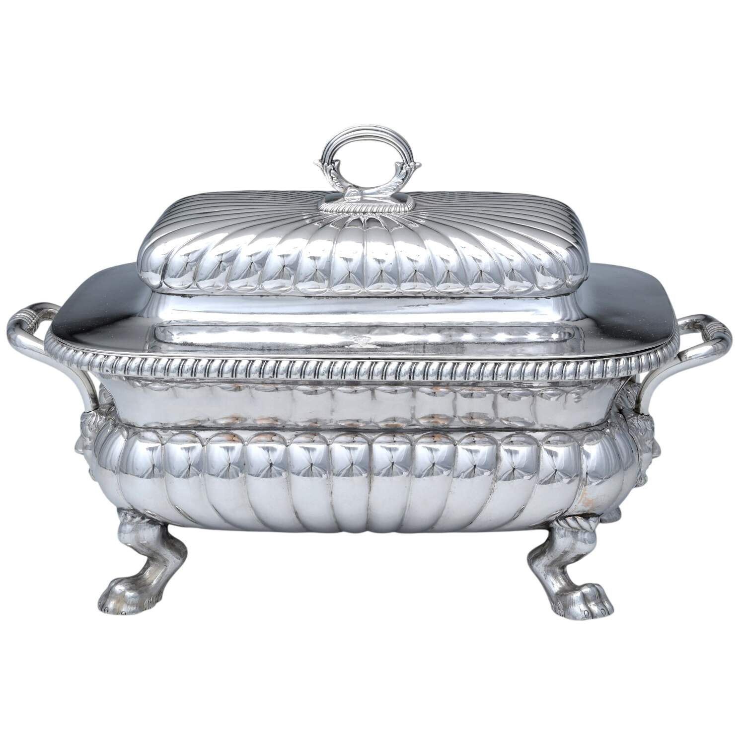 Silverplate Hollowware Tureen & Lid by Unknown Manufacturer-1