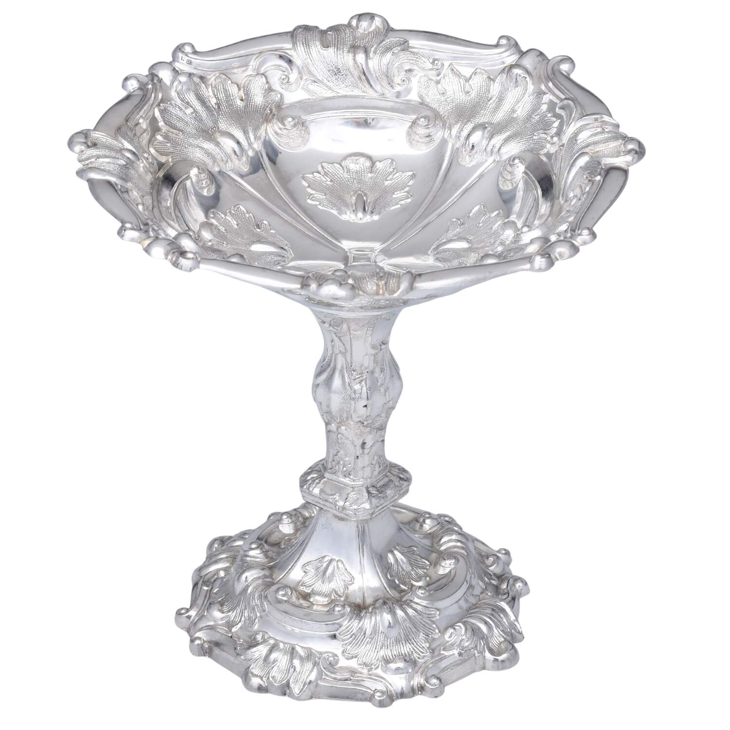 Silverplate Hollowware Round Compote (Height X Width) by Unknown Manufacturer-1