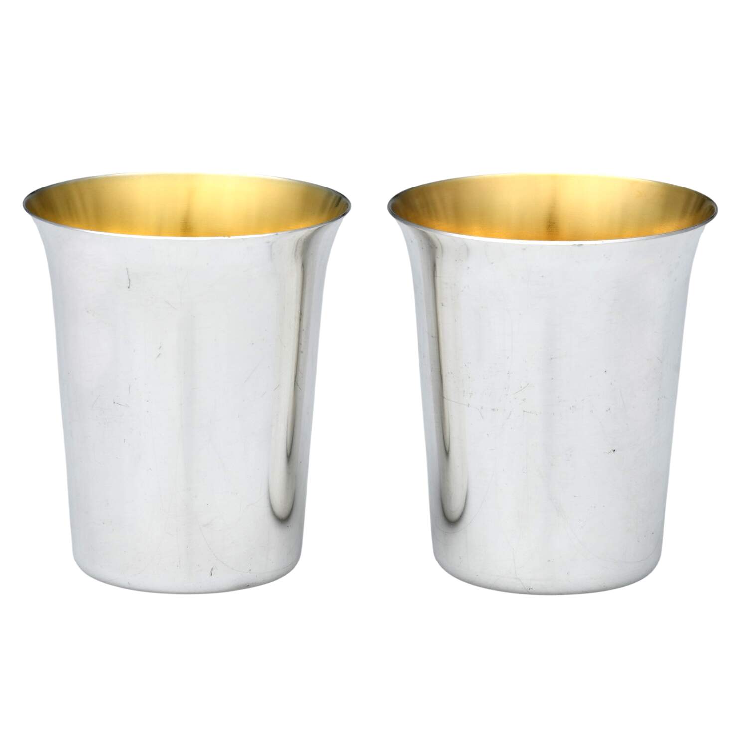 Silverplate Hollowware (Set of 2) Shot Glass by Unknown Manufacturer-1