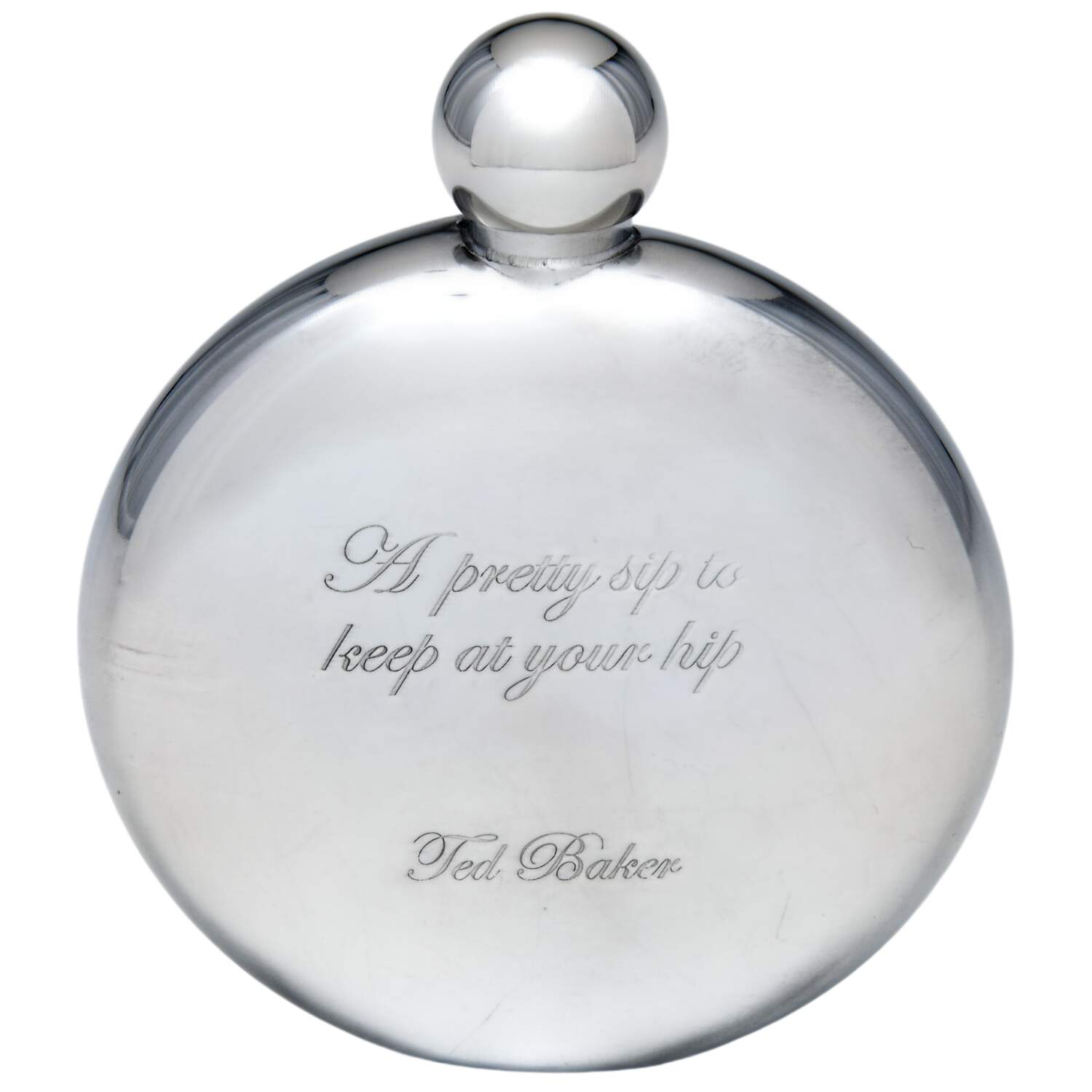 Stainless Hollowware Hip Flask by Unknown Manufacturer-1