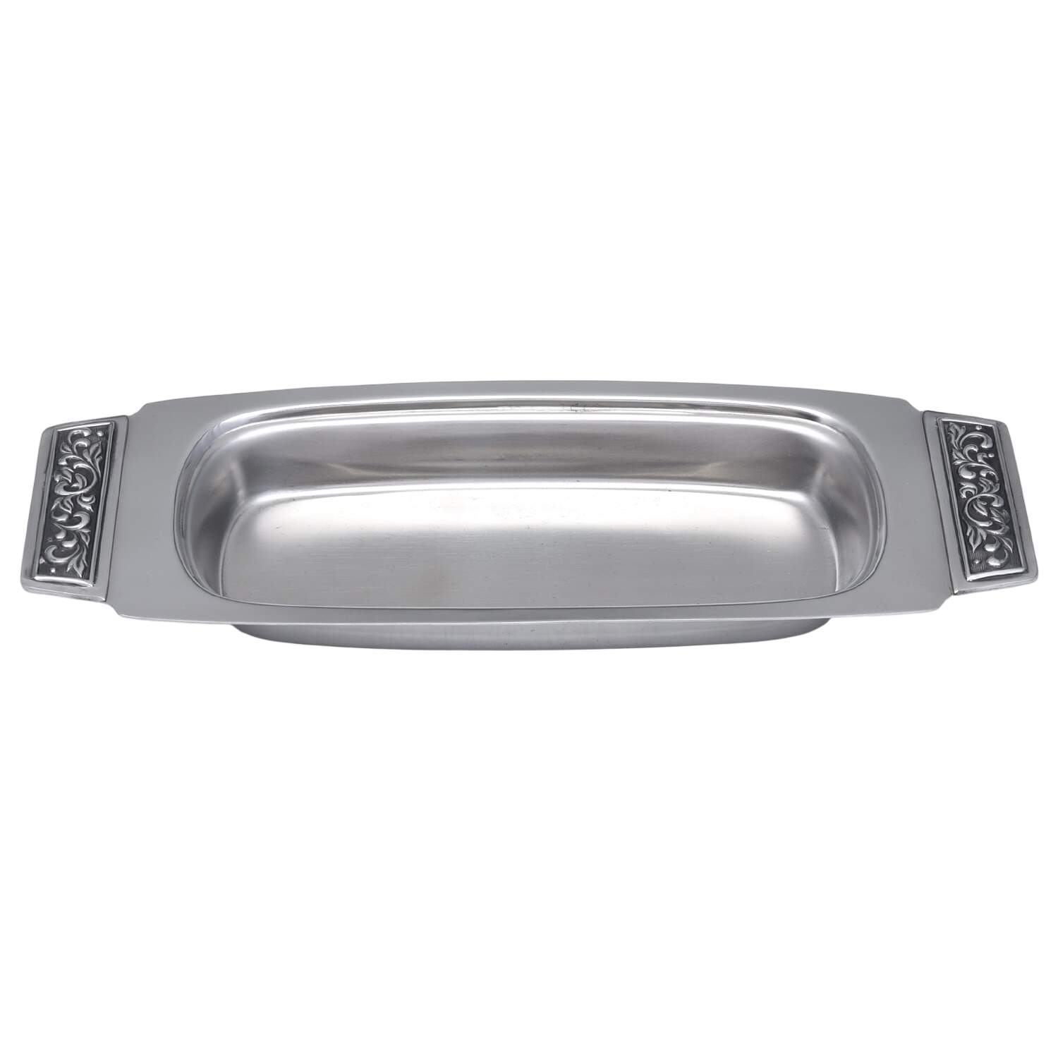 Stainless Hollowware 1/4 Lb Butter No Lid by Unknown Manufacturer-1