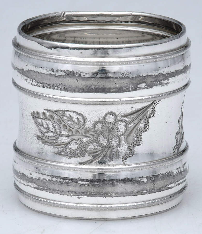 Pewter Hollowware Napkin Ring by Unknown Manufacturer-1