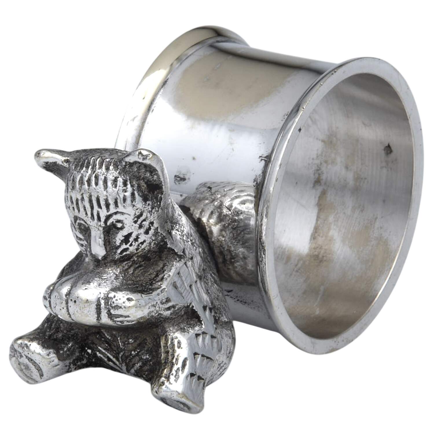 Figural Napkin Rings (Silverplate Napkin Ring by Unknown Manufacturer-1