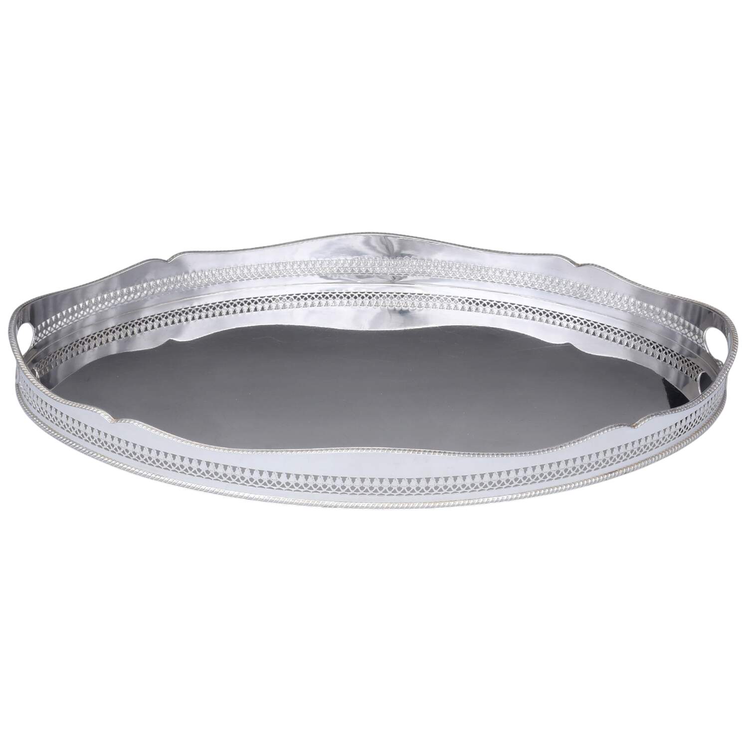 England Silverplate Hollowware 22" Gallery Tray by Unknown Manufacturer-1