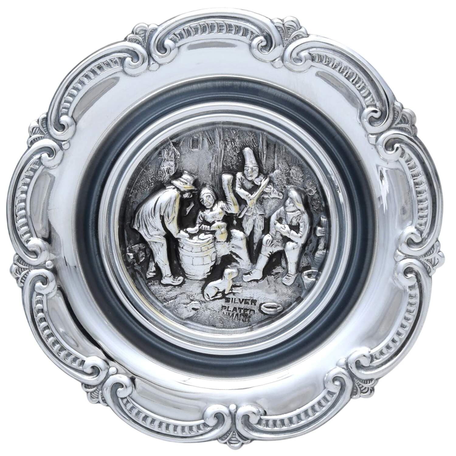 Denmark Silverplate Hollowware 3" Ashtray by Unknown Manufacturer-1