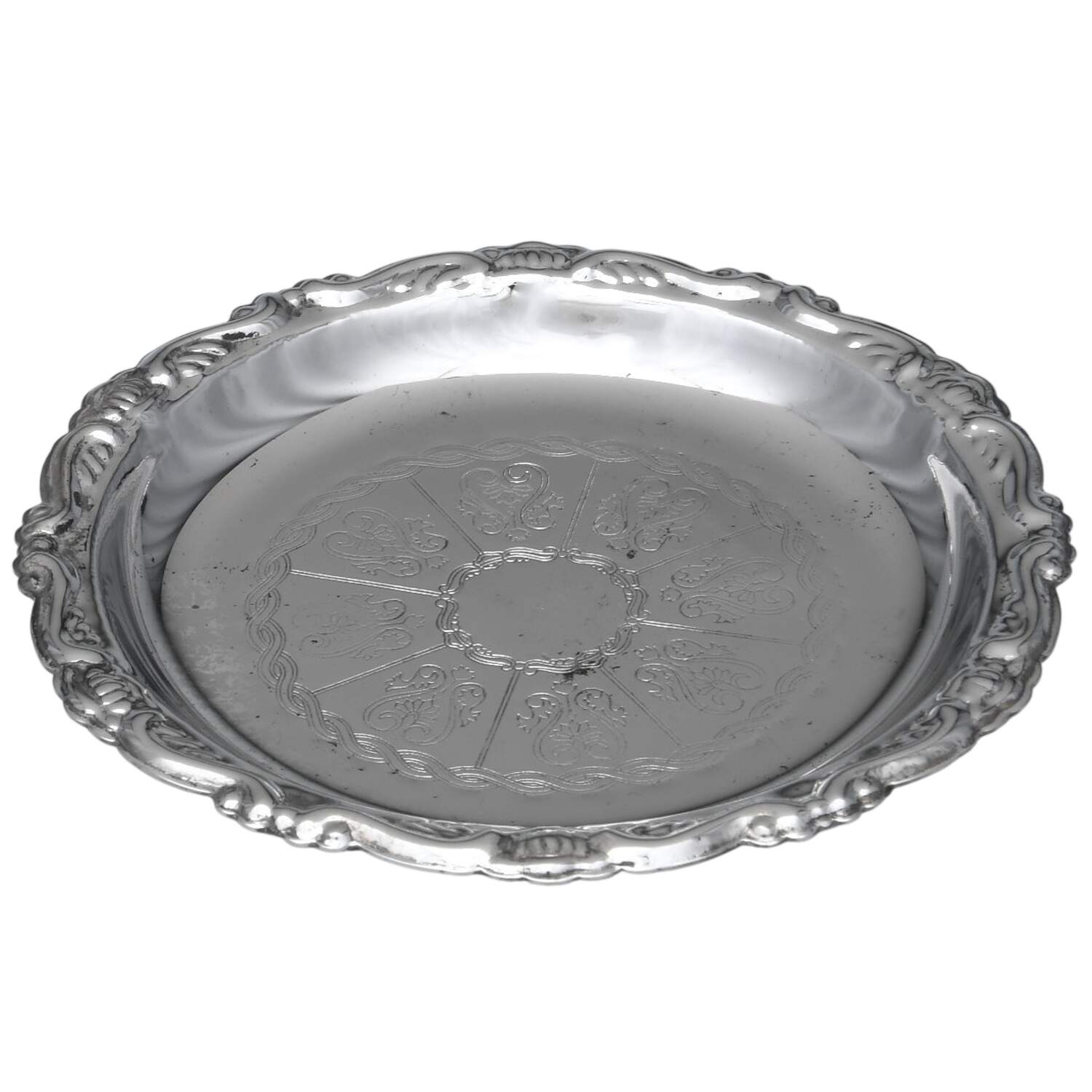 Italy Silverplate Hollowware Coaster by Unknown Manufacturer-1