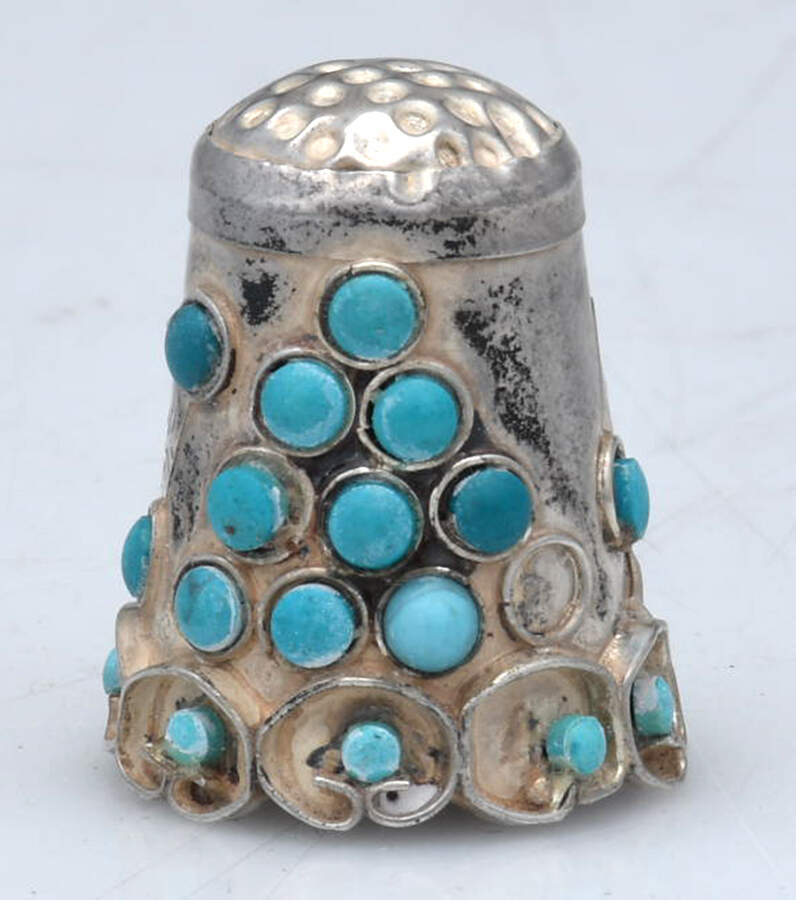 Mexico Sterling Hollowware Weighted Thimble by Unknown Manufacturer-1