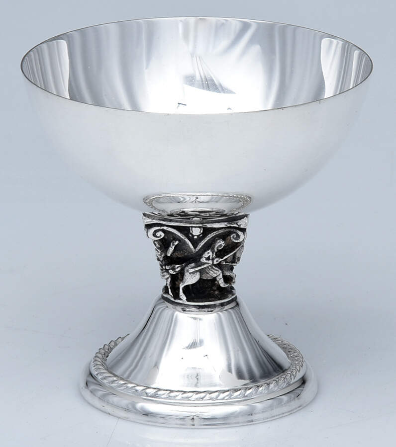 Spain Silverplate Hollowware Individual Oyster Cocktail Cup by Unknown Manufacturer-1