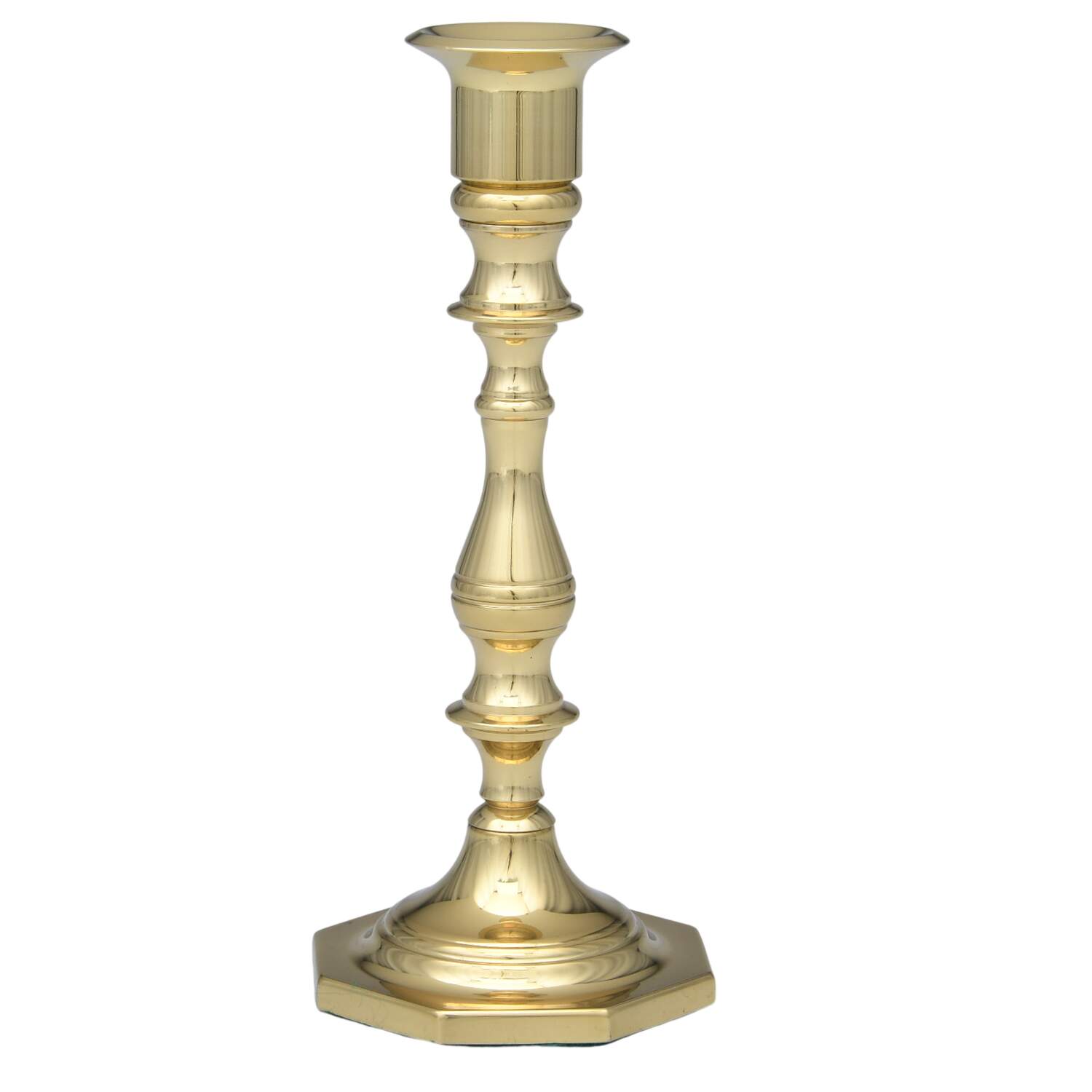 Brass Candlesticks 7" Candlestick by Unknown Manufacturer-1