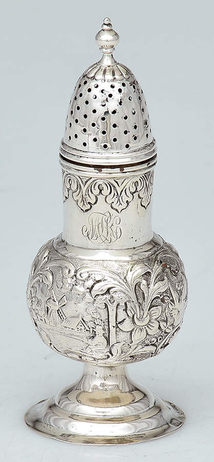 Germany Sterling Hollowware Salt Shaker by Unknown Manufacturer-1