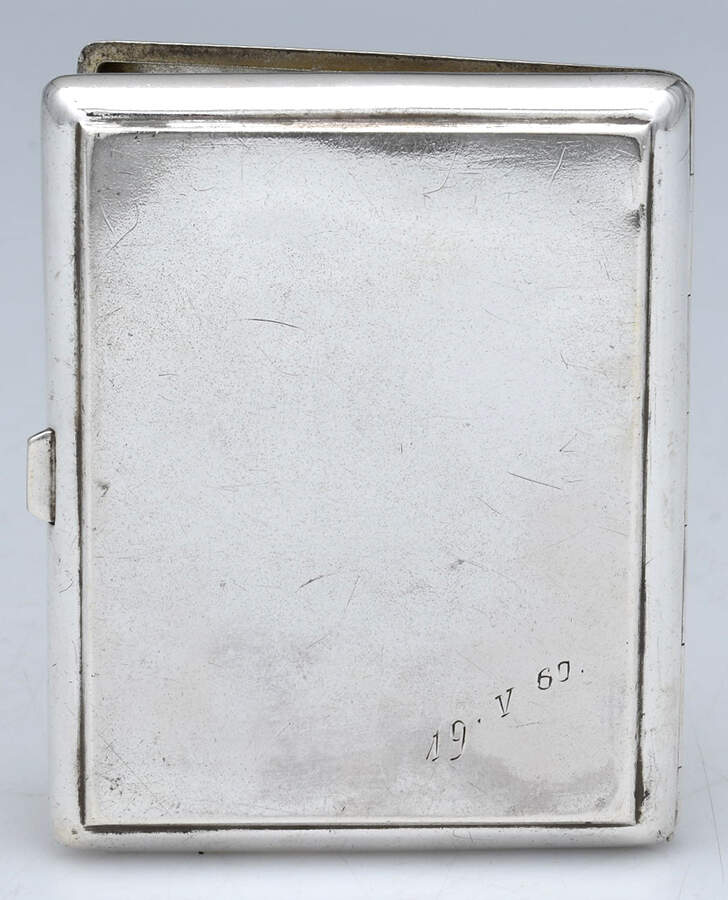 Russia Sterling Hollowware Cigarette Case by Unknown Manufacturer-4