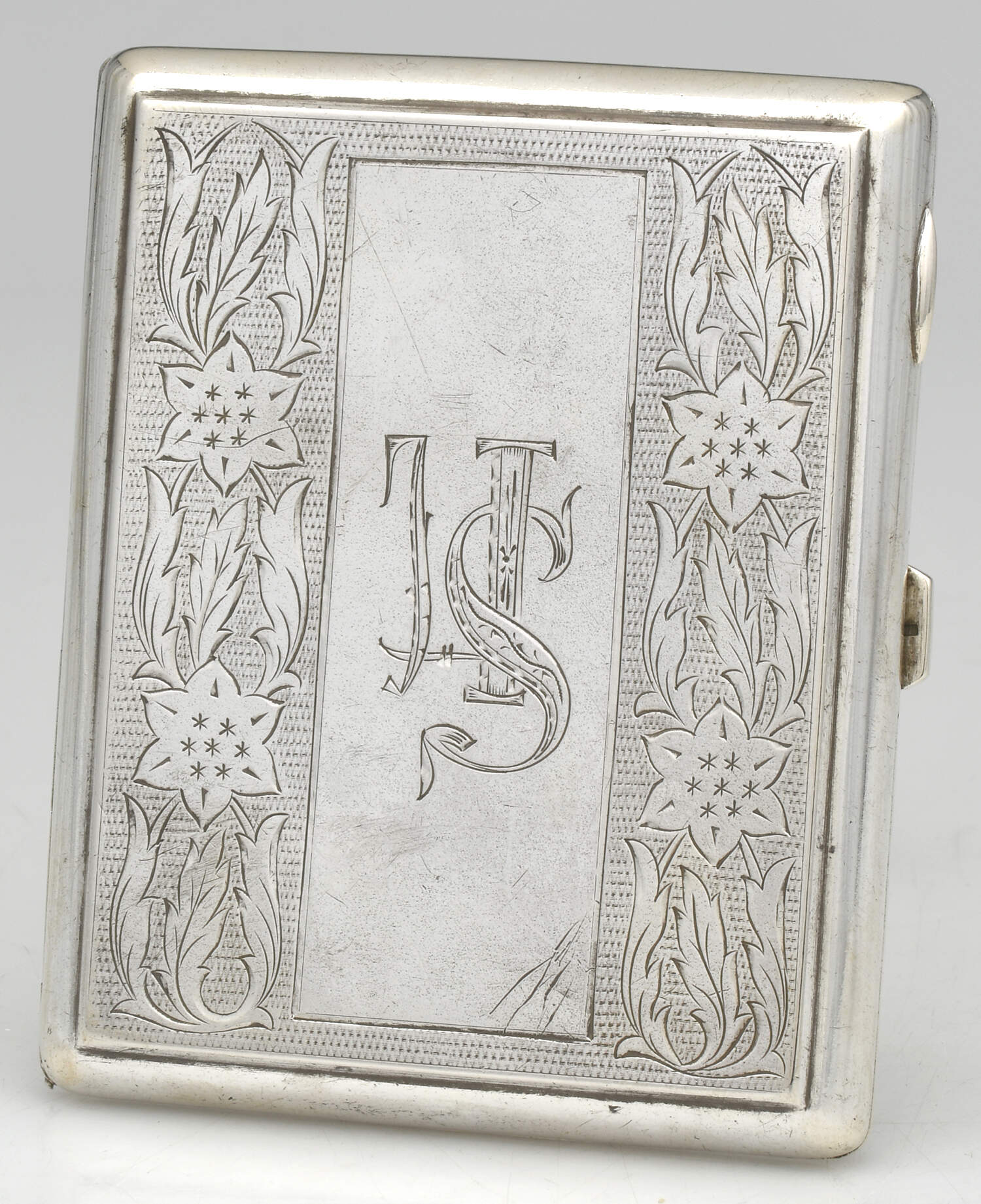 Russia Sterling Hollowware Cigarette Case by Unknown Manufacturer-1