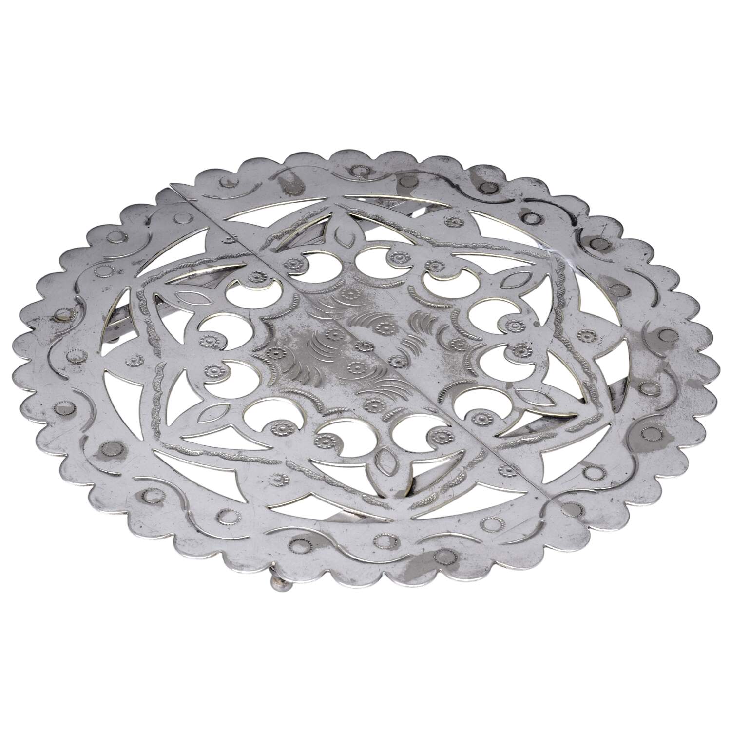 France Silverplate Hollowware Trivet by Unknown Manufacturer-1